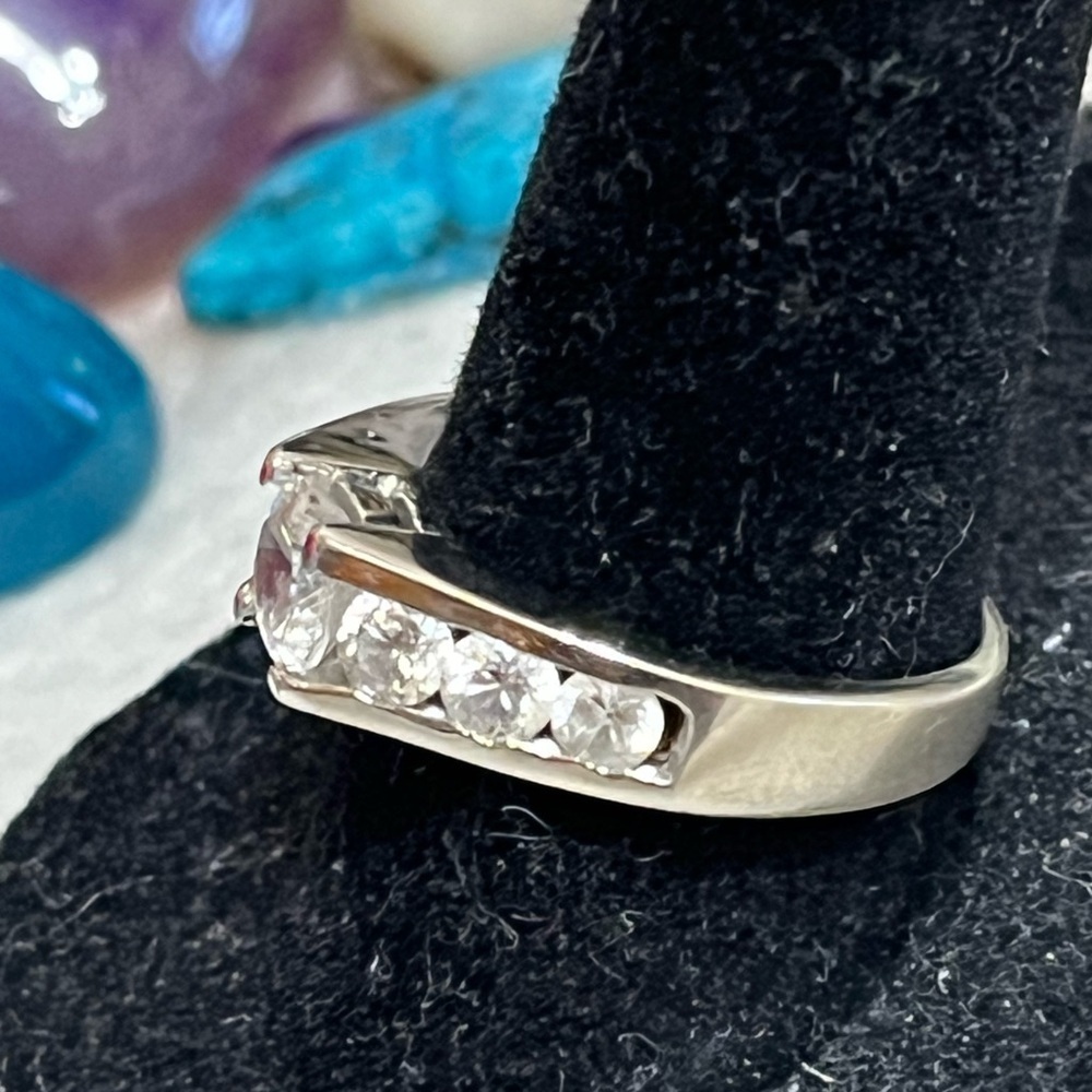 Channel Set Engagement Ring - Picture 3 of 16